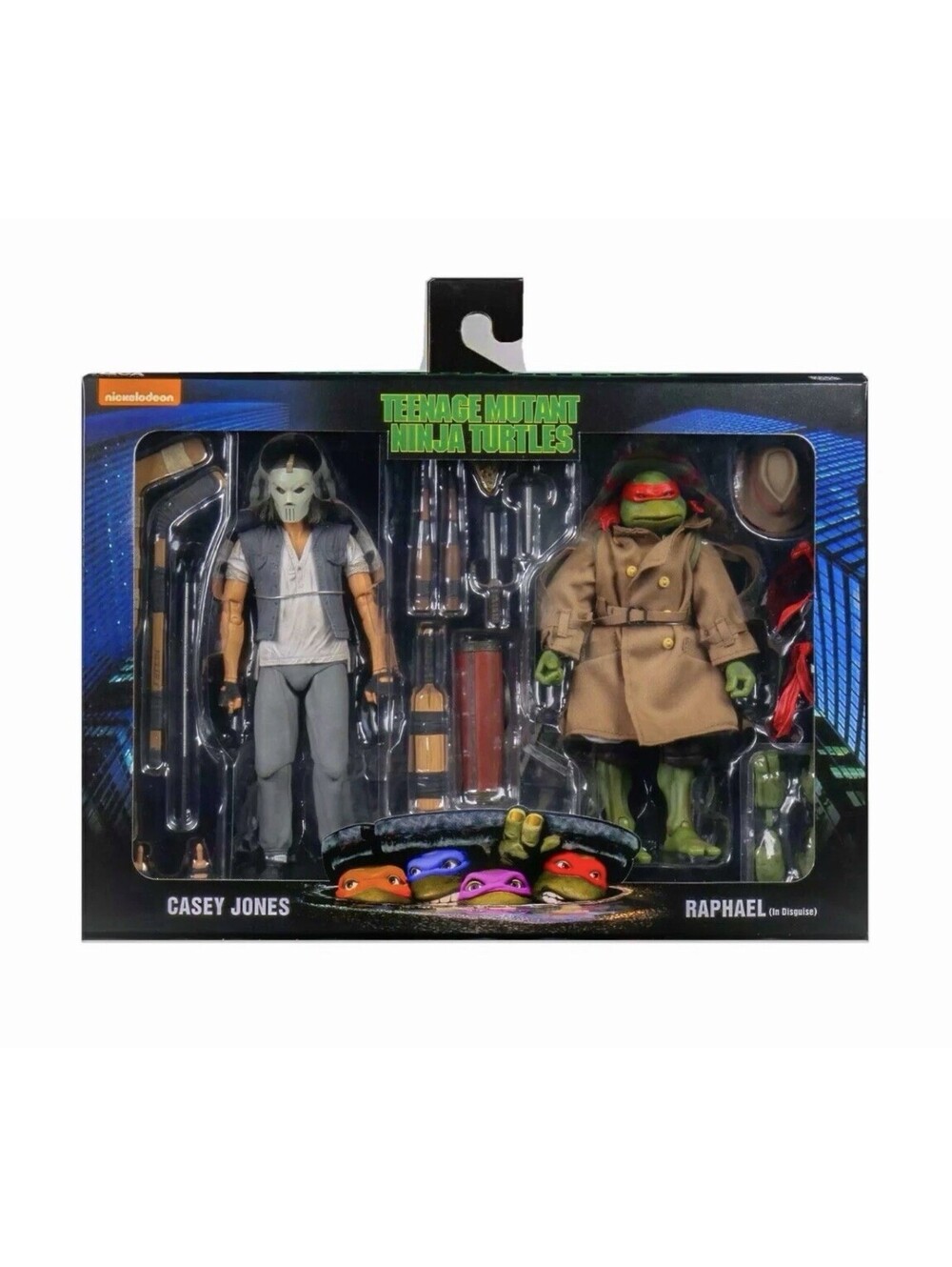 NECA Teenage Mutant Ninja Turtles Casey Jones & Raphael Figures